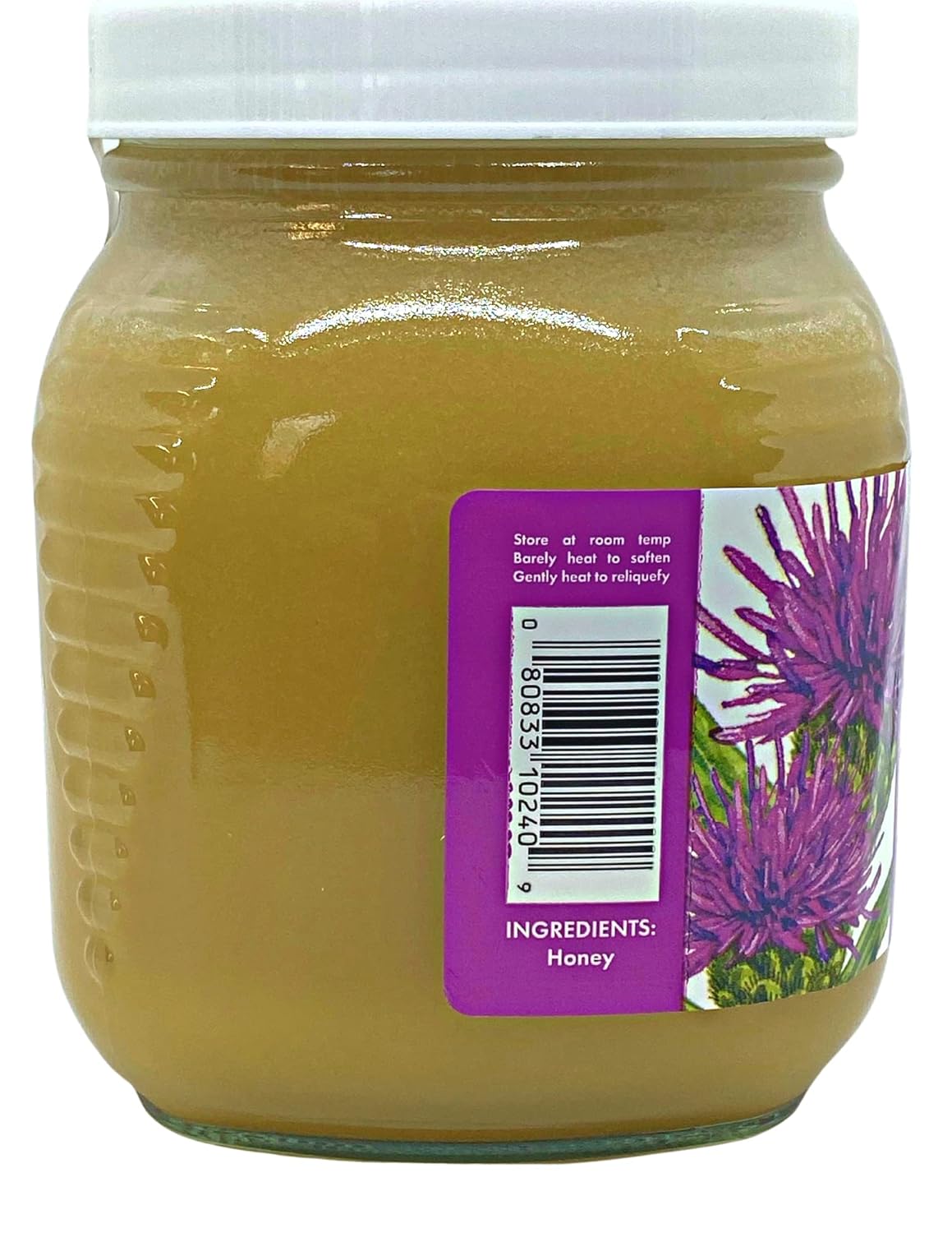 Sleeping Bear Farms 2.5lbs. Miel cruda cosechada por nuestros apicultores, de nuestras colmenas empaquetadas en vidrio