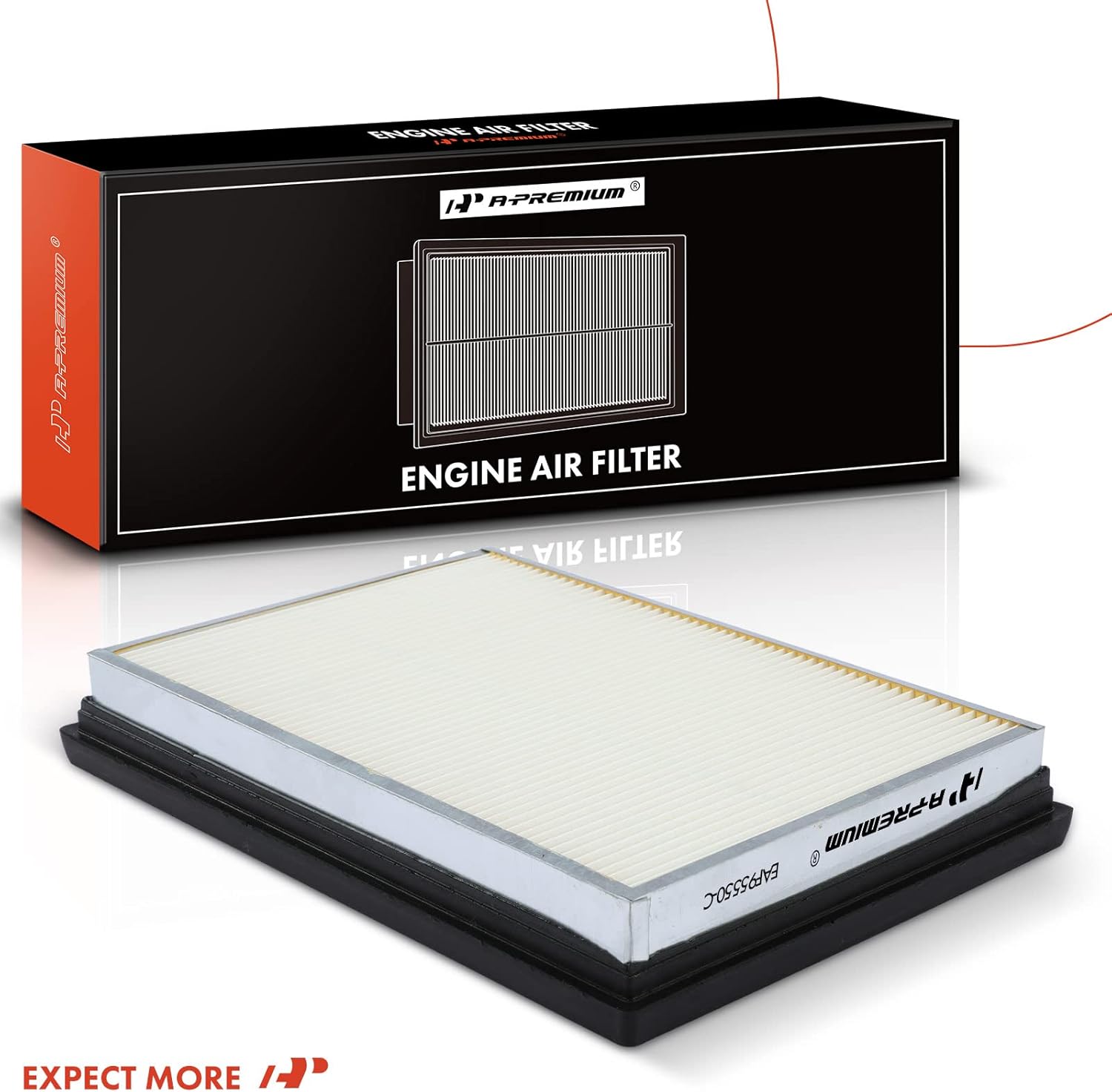 A-Premium Filtro de aire de motor compatible con Kia Sedona 2002 2003 2004 2005 V6 3.5L