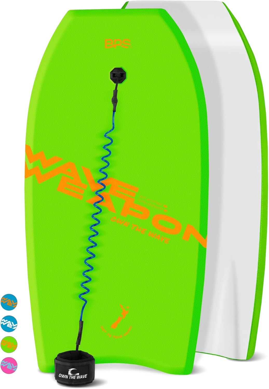Own the Wave Bodyboard ‘Wave Weapon’ con correa premium, ligero con núcleo EPS