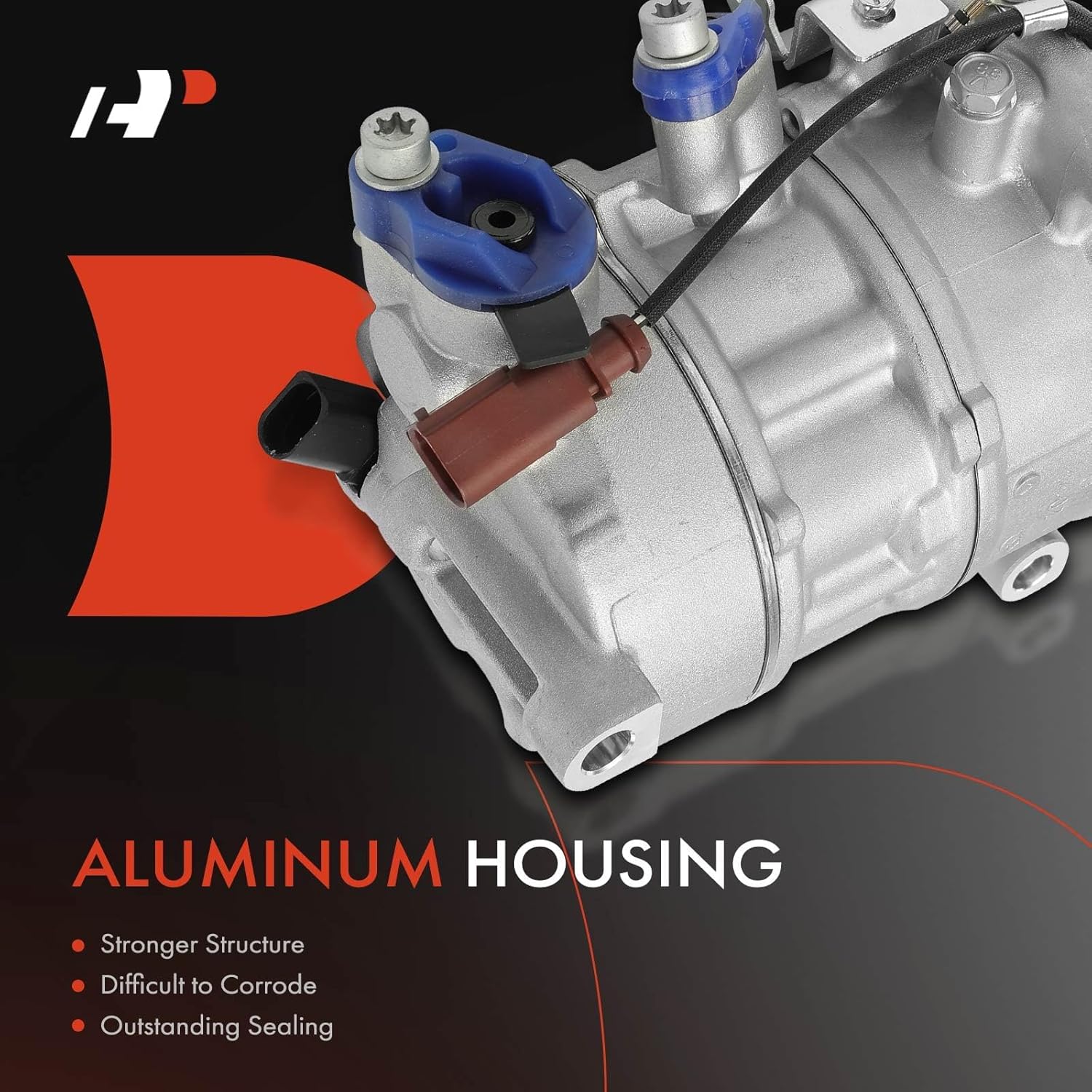 A-Premium Compresor de aire acondicionado con embrague compatible con Volkswagen Jetta 2019-2021, Golf 2018-2019, Tiguan 2018-2020, GTI 2019-2020,