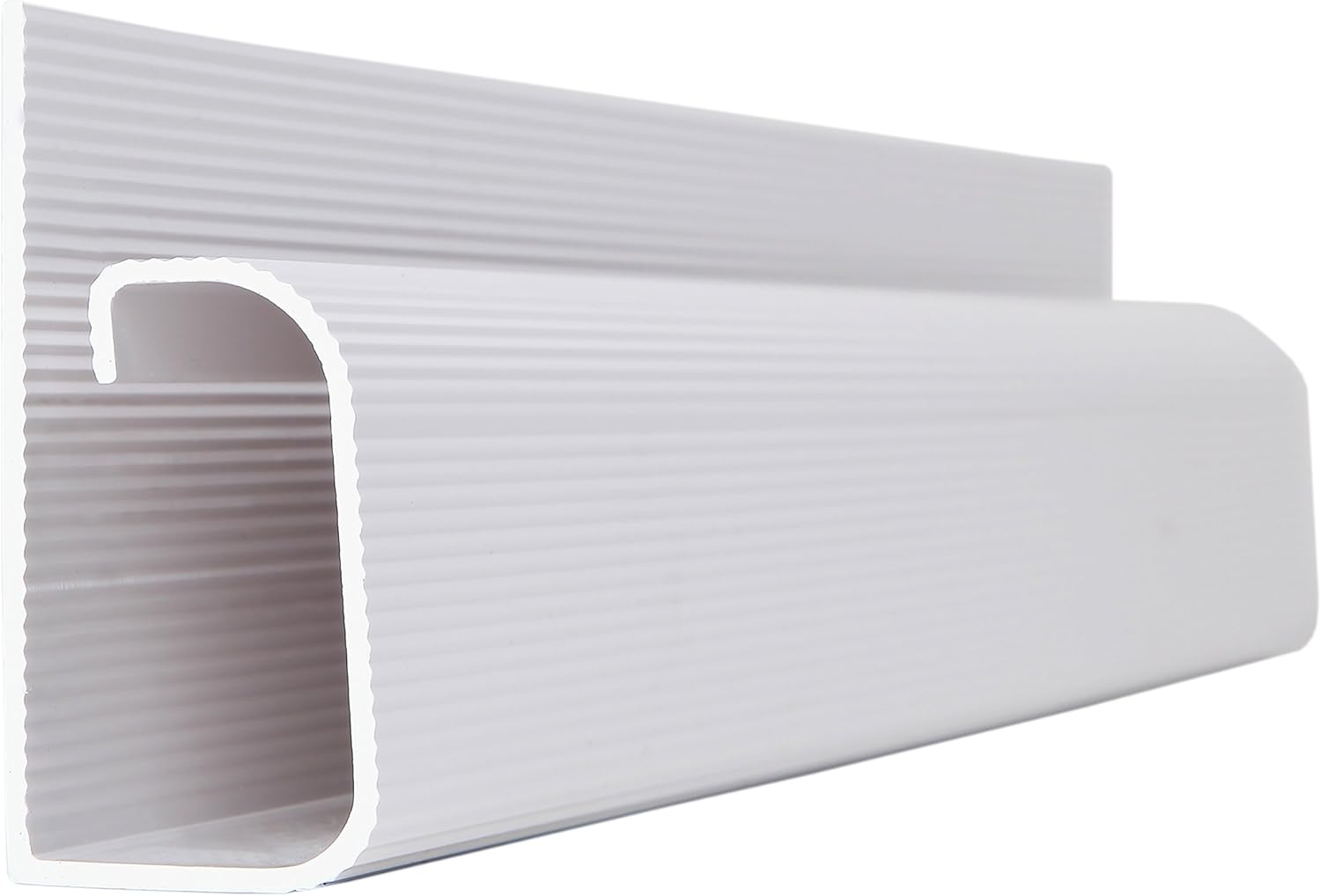 Simple Cord – Kit de cubierta para organización de cables, organizador de cables de escritorio estilo J con 5 canales blancos