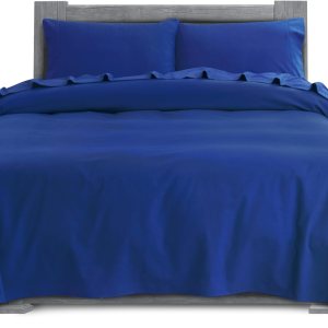 Elegant Comfort Juego de sábanas suaves de franela de 100% algodón turco, 4 piezas, calidad premium, sábana bajera con bolsillo profundo, ultra Elegant Comfort Juego de sábanas suaves de franela de 100% algodón turco, 4 piezas, calidad premium, sábana bajera con bolsillo profundo, ultra