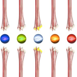 DiCUNO 100 mini diodos emisores de luz SMD pre-cableados, pre-soldadas 0805 mini luces para bricolaje, proyectos de ciencia, longitud del cable 6.3 DiCUNO 100 mini diodos emisores de luz SMD pre-cableados, pre-soldadas 0805 mini luces para bricolaje, proyectos de ciencia, longitud del cable 6.3
