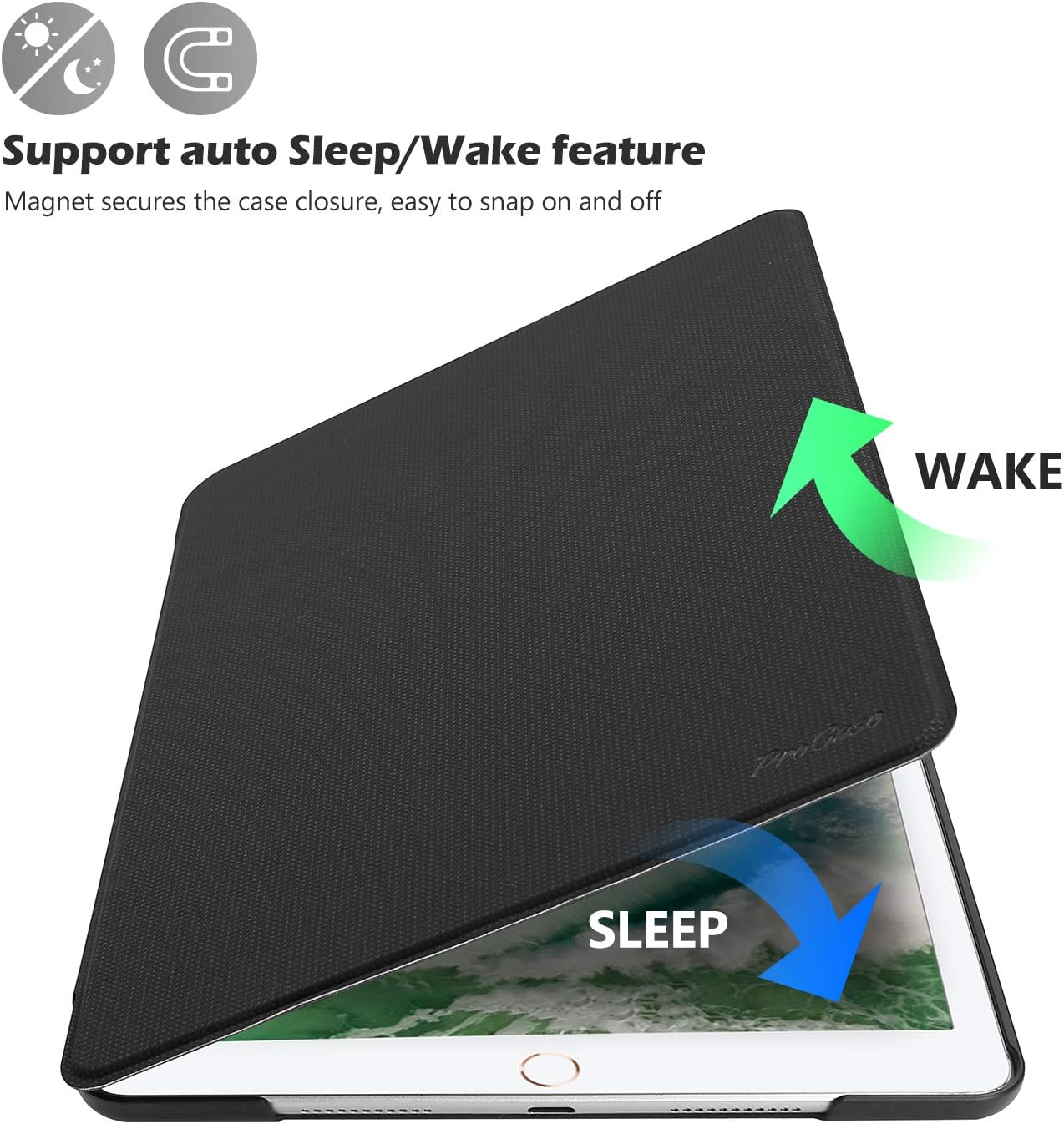 ProCase Funda para iPad Air 3 de 10.5 pulgadas 2019  iPad Pro 10.5 2017, funda protectora con soporte delgado, funda inteligente para iPad Air de