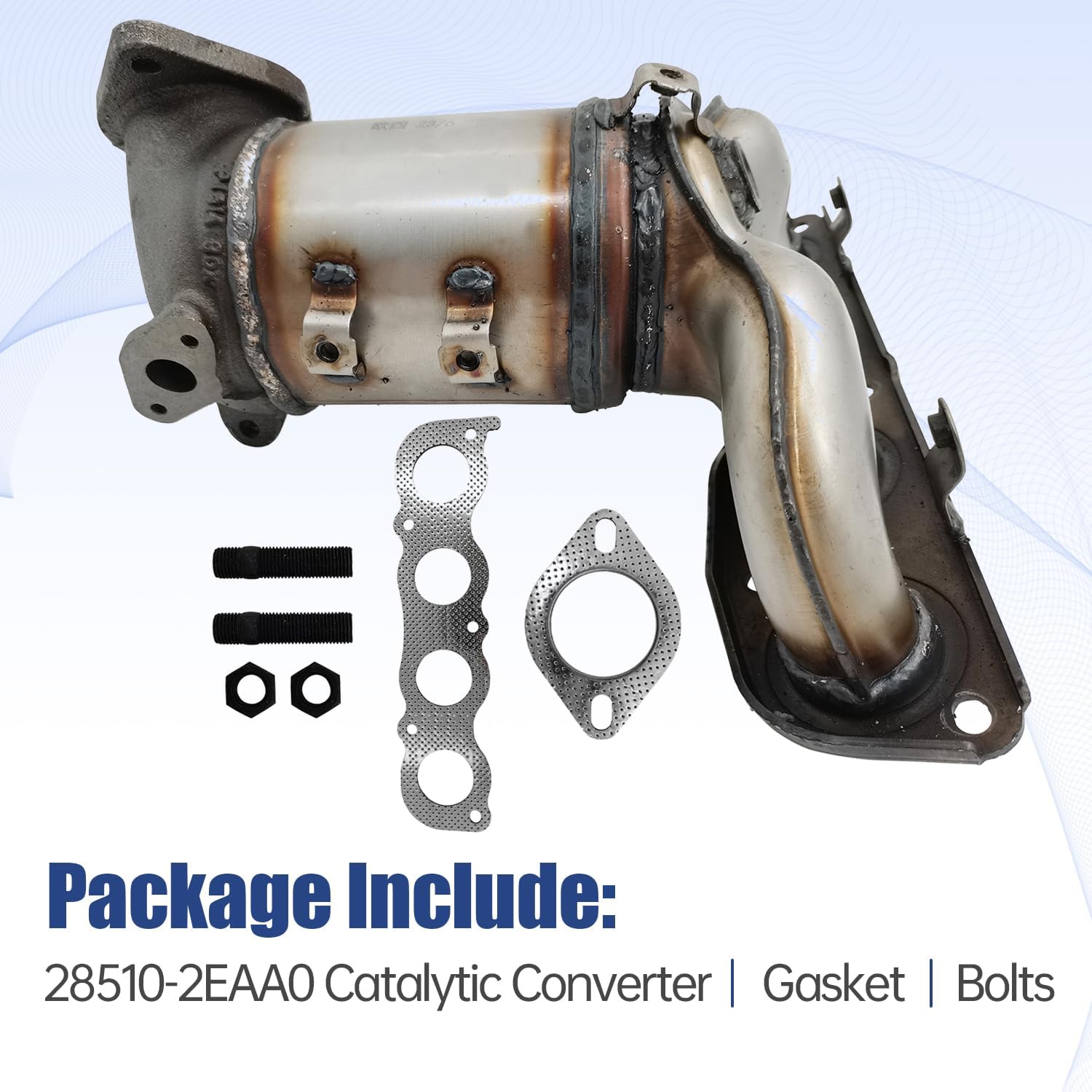 28510-2EAA0 Convertidor catalítico frontal compatible con Hyundai Sonata Hybrid 2016-2017 Kia Optima Hybrid 2017-2019 2.0L L4 (solo modelos híbridos)
