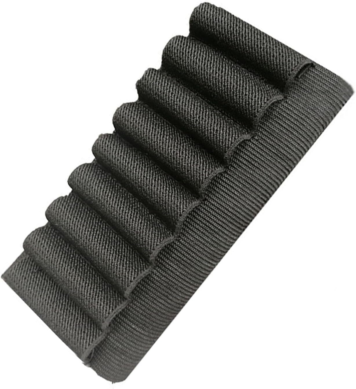 9 rondas de escopeta de carcasas de Buttstock resistente al desgaste Cartuchos tácticos resistente para munición portador de bolsa de munición