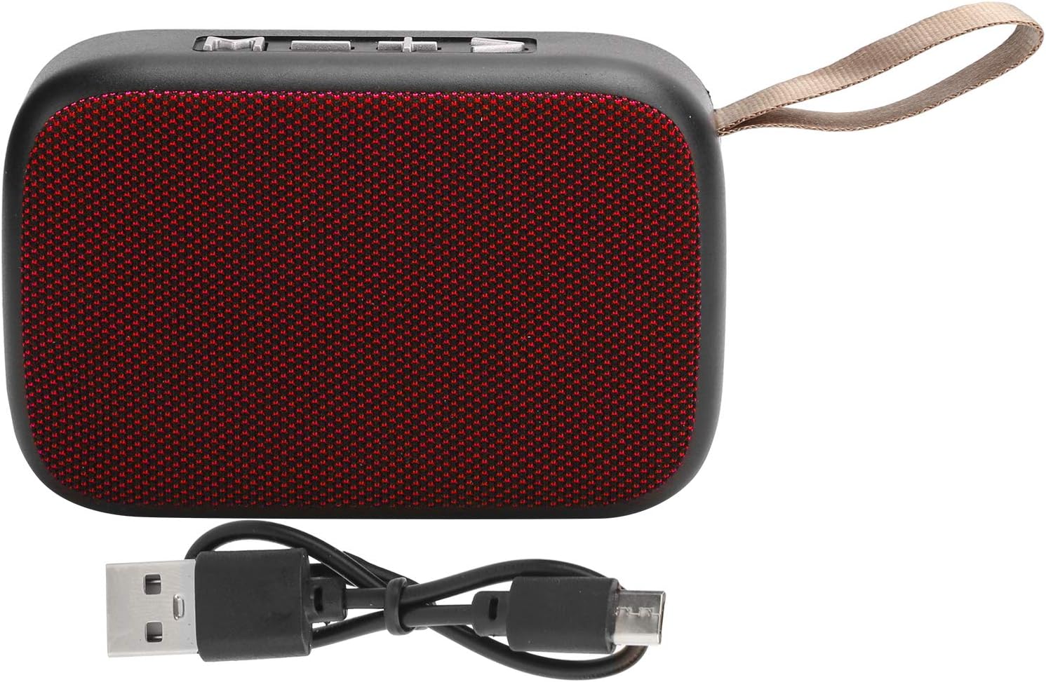 Diyeeni Altavoz Altavoz de sonido Altavoz portátil USB Altavoz portátil (rojo)