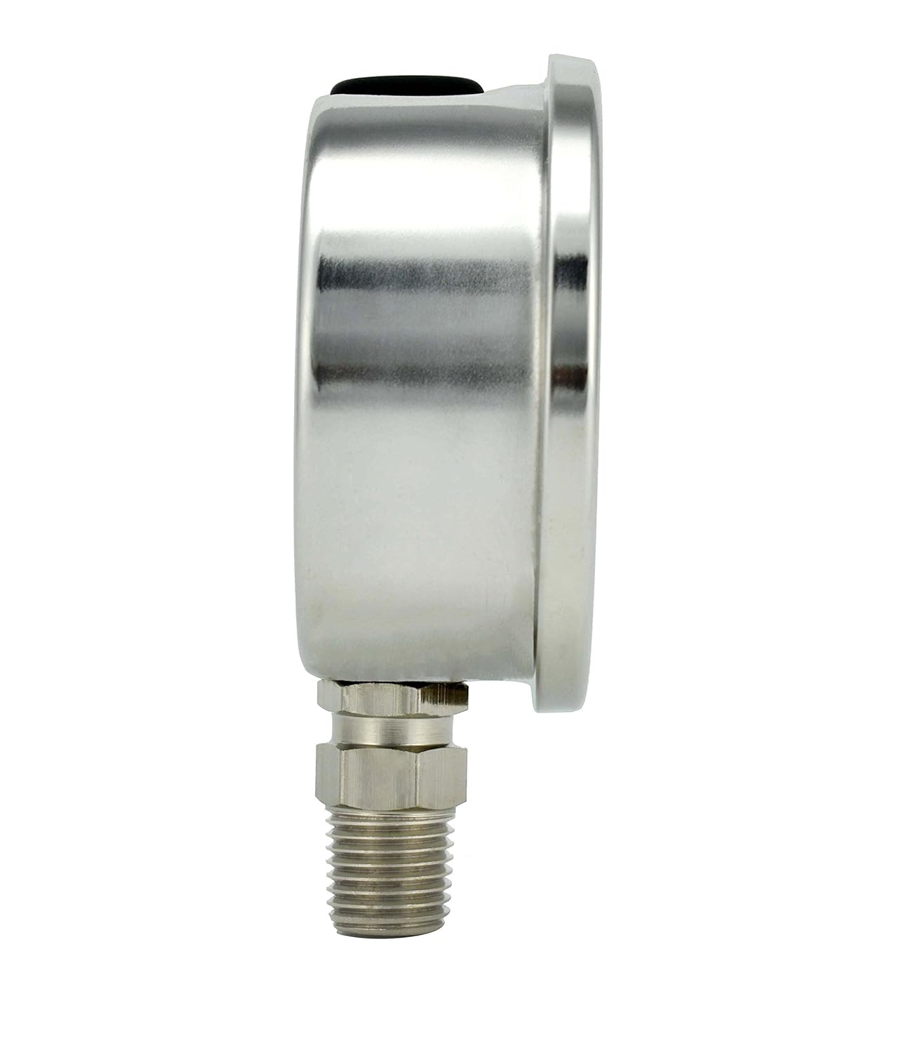 Medidor de presión de acero inoxidable con doble pantalla (0-5000 psikPa)  2 1-2 pulgadas de glicerina llenado de líquido, agua, aire, aceite y gas