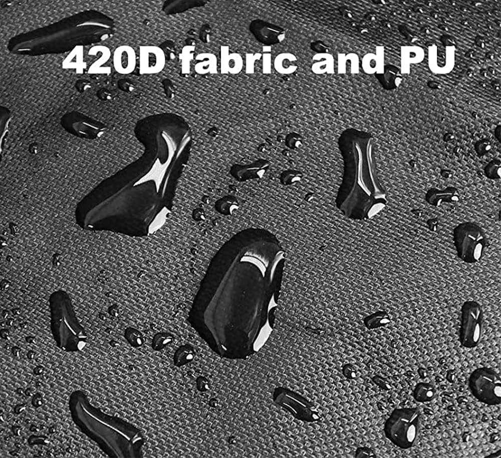 UCARE Cubierta antipolvo compatible con RCA RFR322-B RFR322 3.2 pies cúbicos de una sola puerta, mini nevera 420D tela Oxford impermeable a prueba