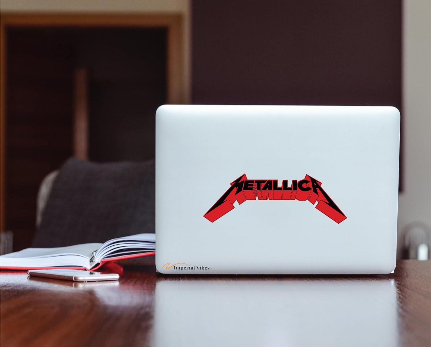 Imperial Vibes Metallica Band – Adhesivo impermeable para coche, camión, camioneta, SUV, vinilo para parachoques de ventana, taza de pared, laptop,
