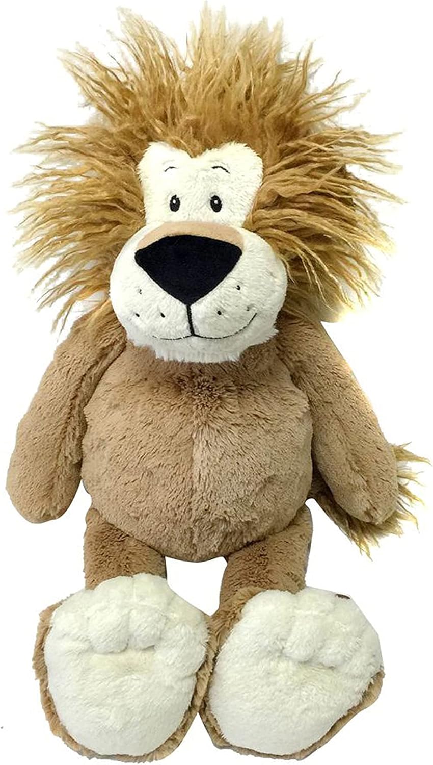 Peluche de león sentado y adorable  15 pulgadas  León de peluche  Peluche de león  León de peluche  León de peluche, peluche de león de juguete,