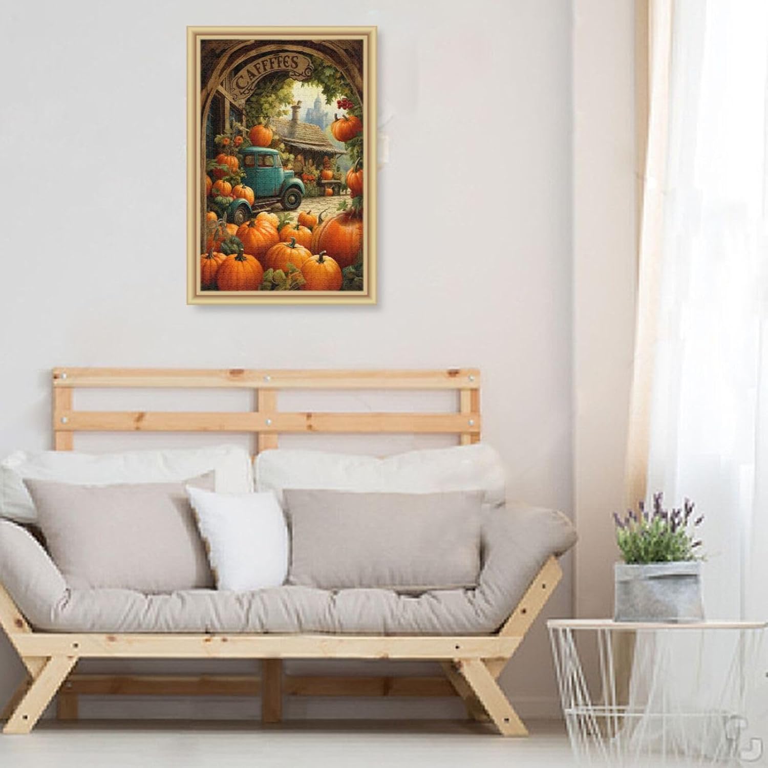 Rompecabezas para adultos 500 piezas Calabaza Camión Granja Acción de Gracias Rompecabezas Niños Juguete Juego Regalo 202a0295