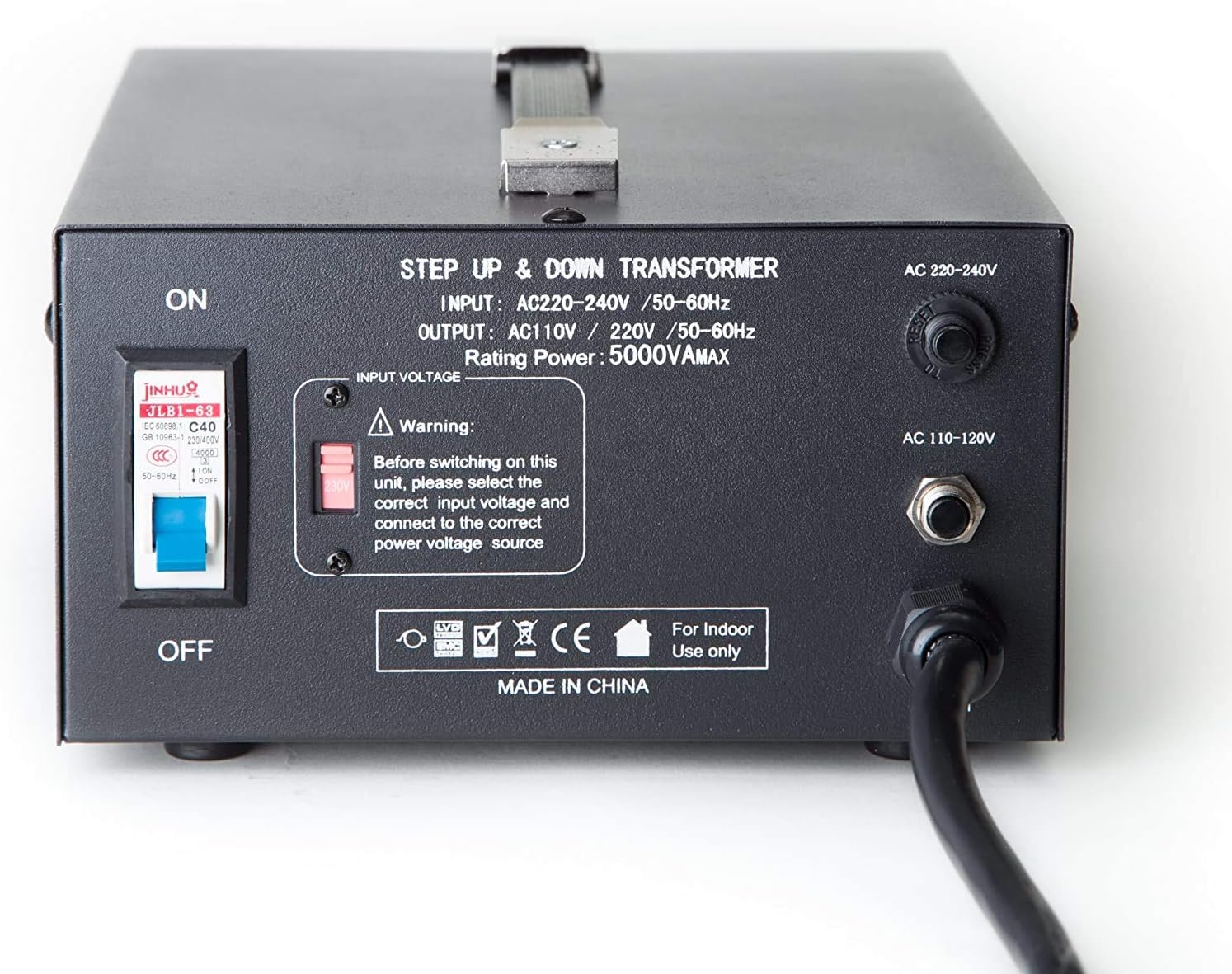 ELC T-1000 + 1000 W, convertidor de voltaje 5000 vatios