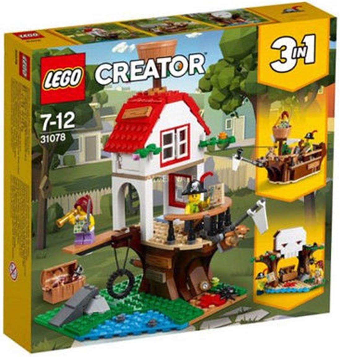 LEGO Creator Treehouse Treasure 31078 – Juego de construcción (260 piezas)