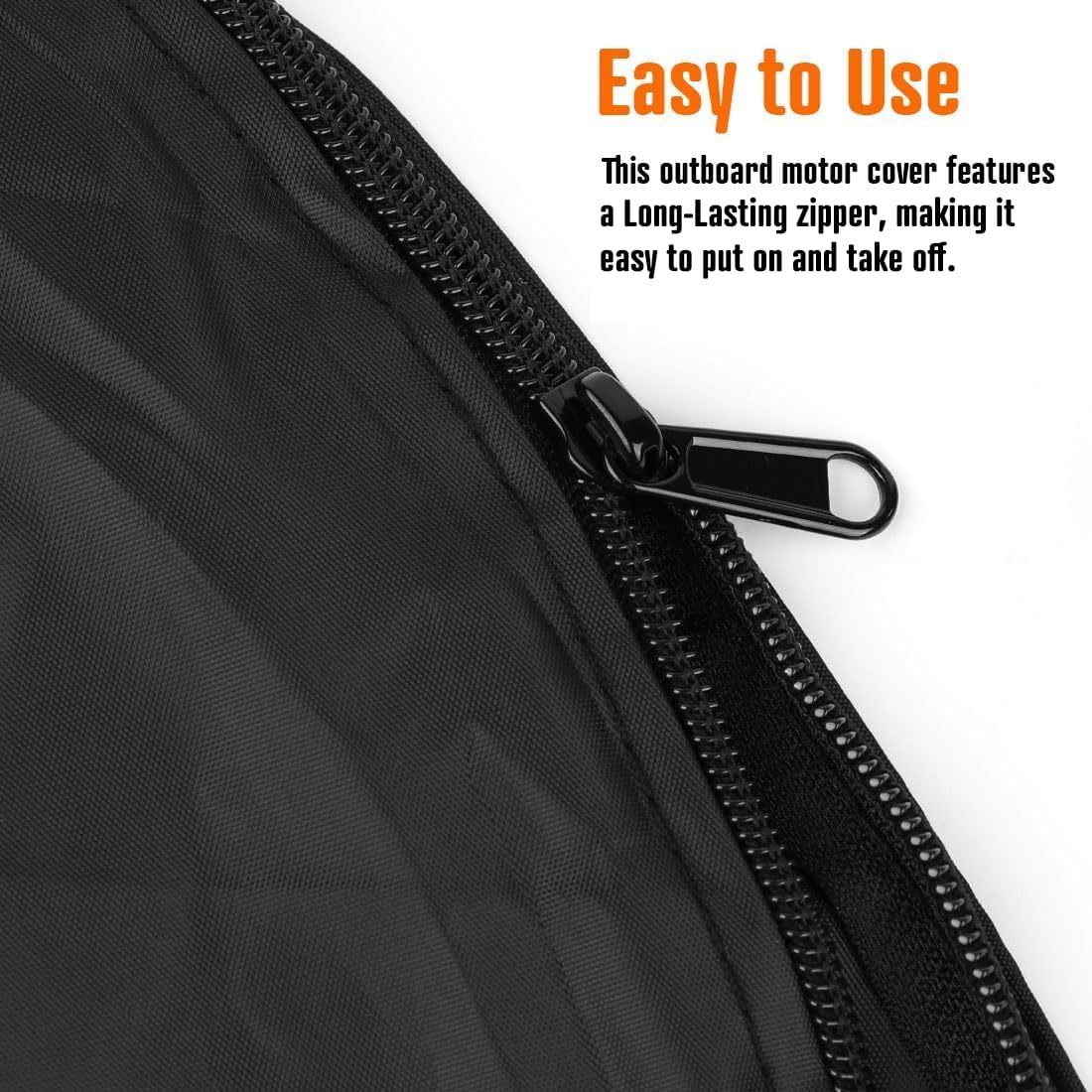 iCOVER – Fundas para motor fuera de borda, cubierta de motor de barco completo remolcable impermeable, resistente, tela Oxford, cubiertas de motor