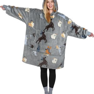 Catalonia Sudadera con capucha de gran tamaño, sudadera de forro polar con bolsillo frontal grande, para adultos, hombres y mujeres Catalonia Sudadera con capucha de gran tamaño, sudadera de forro polar con bolsillo frontal grande, para adultos, hombres y mujeres