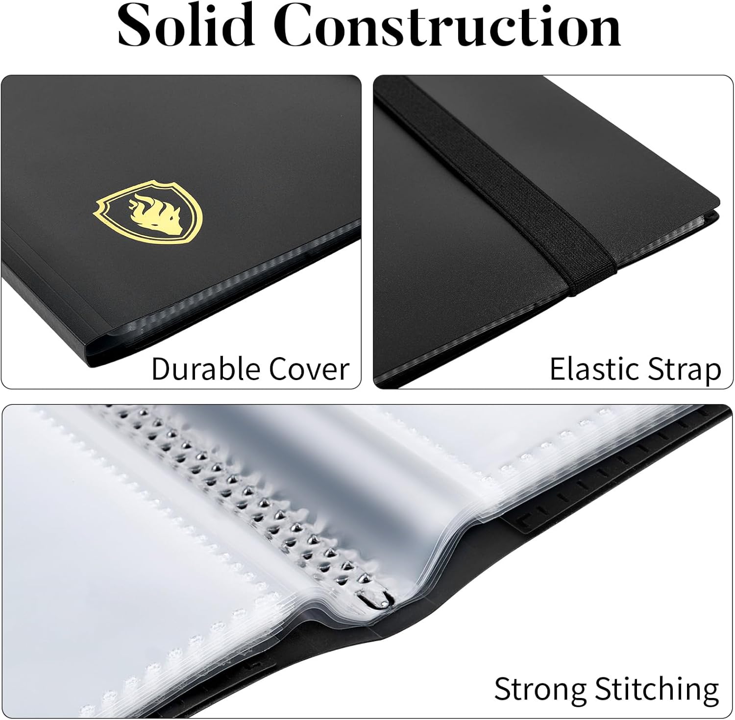 Carpeta de tarjetas, carpeta de tarjetas coleccionables de 396 bolsillos, álbum de tarjetas resistente para tarjetas coleccionables, carpeta de