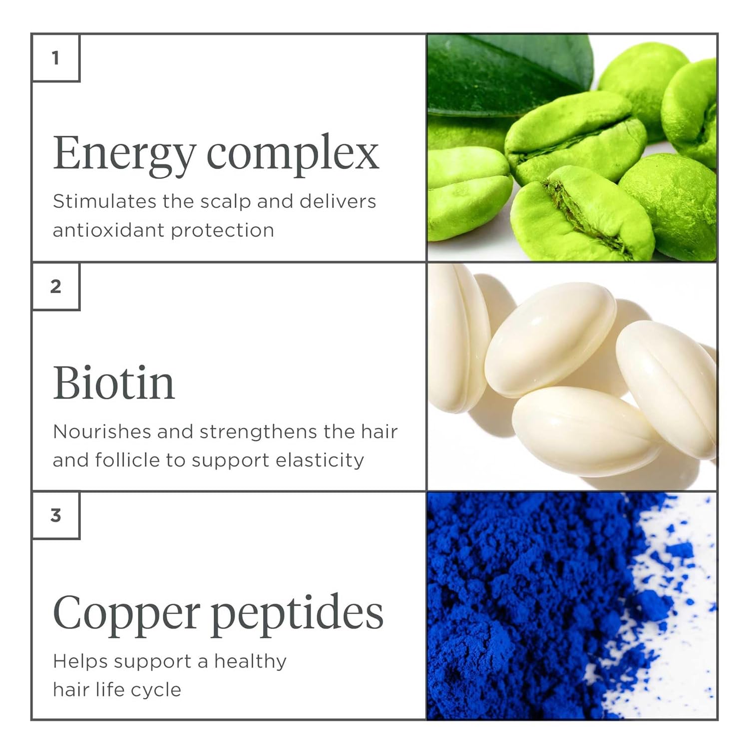 Briogeo Destinado a la densidad Cafeína + Biotina Peptide Champú y Acondicionador, Aumenta el grosor y la densidad del cabello, 8 onzas cada uno