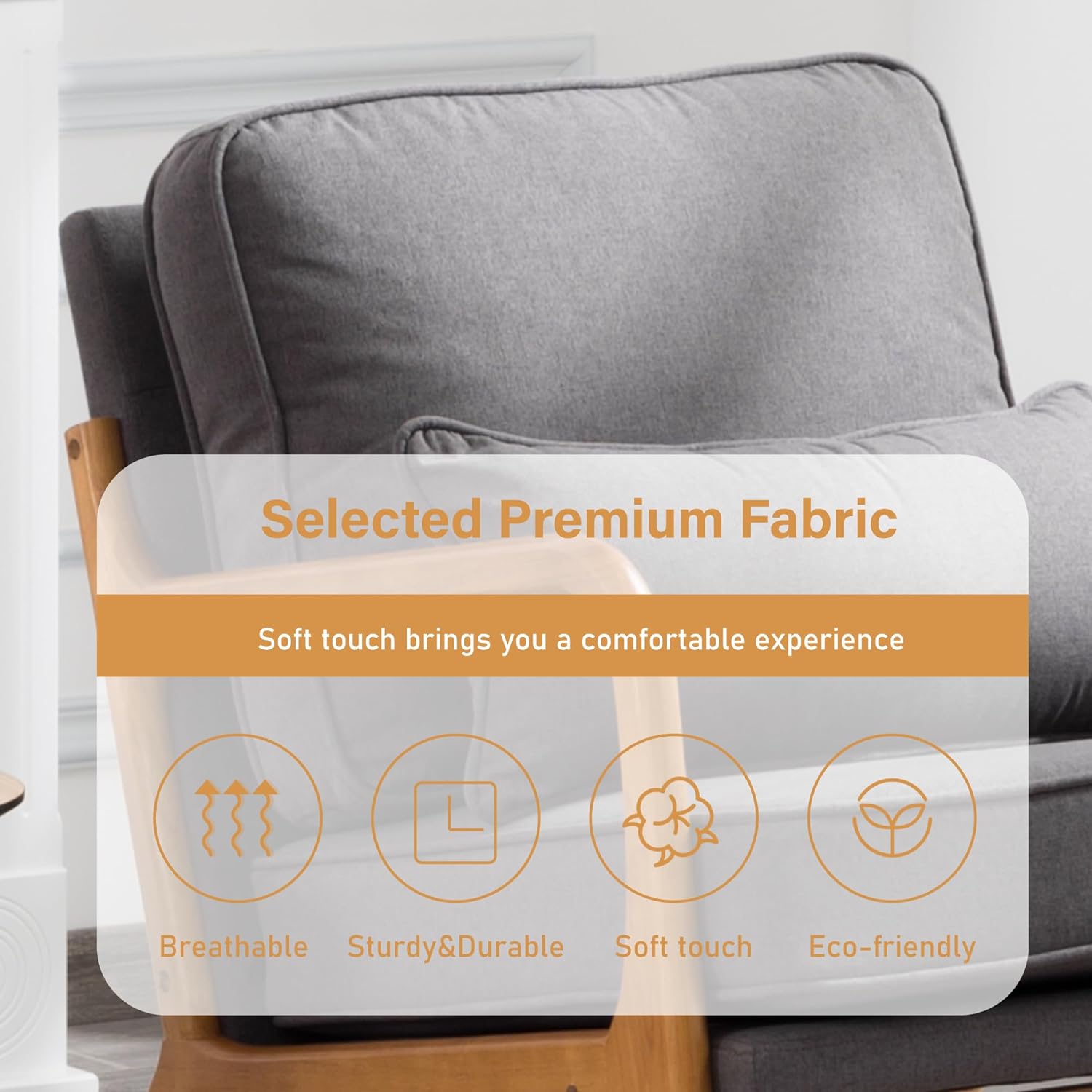 pazezog Silla decorativa para sala de estar, sillón tapizado moderno de mediados de siglo con almohada, sillón de lectura, sillas decorativas
