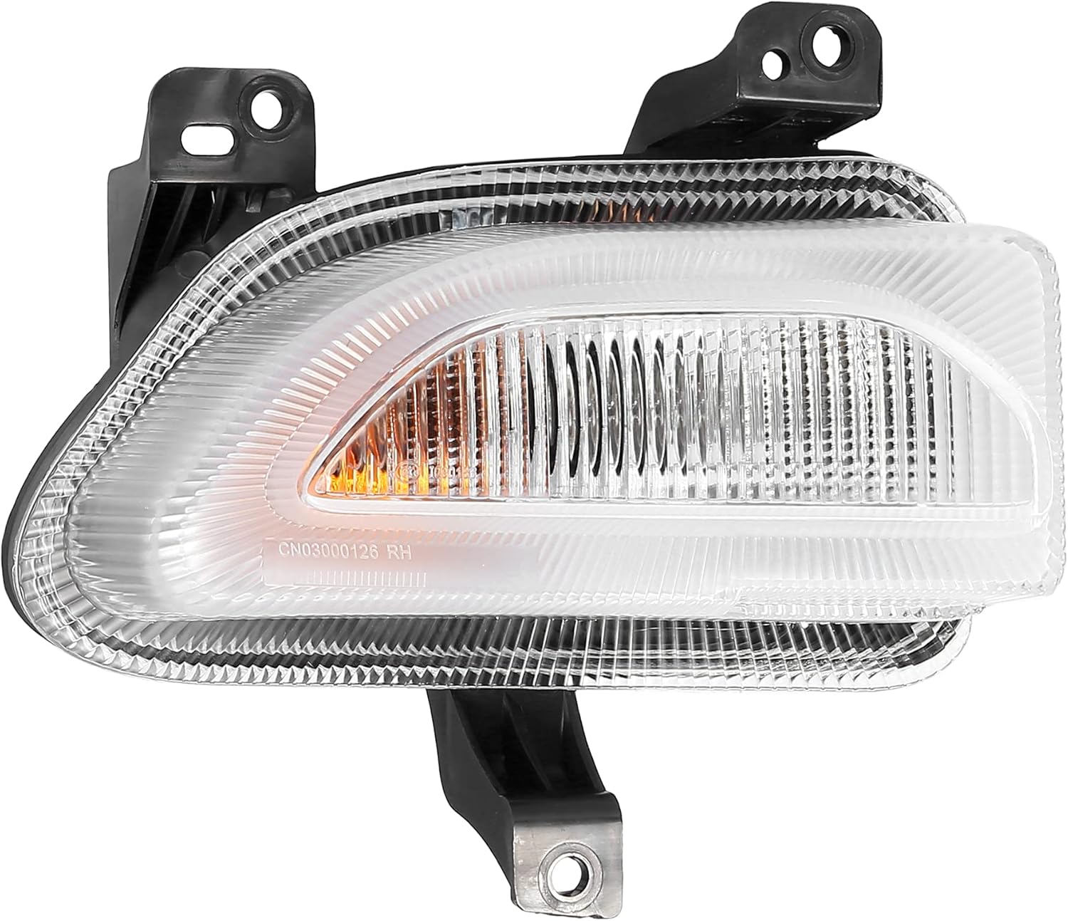 X AUTOHAUX Luz de señal delantera del coche lado del pasajero para Jeep Renegade 2015-2018 reemplazo CH2531105 68256431AA