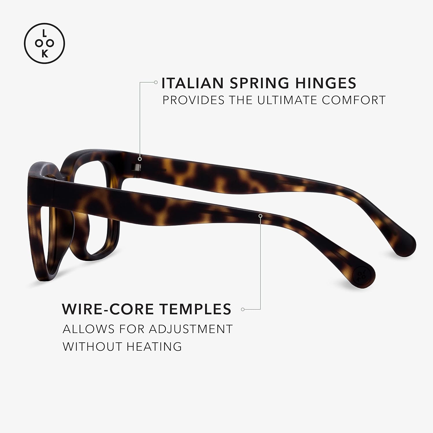 LOOK OPTIC Lectores de Laurel progresivos y no progresivos, elegantes gafas unisex de calidad