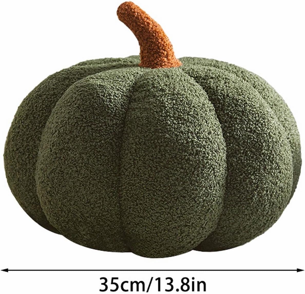 Almohada de calabaza, cojín de Acción de Gracias, almohada decorativa 3D de calabaza, cojín de felpa ultra suave, para automóvil, dormitorio, sofá,