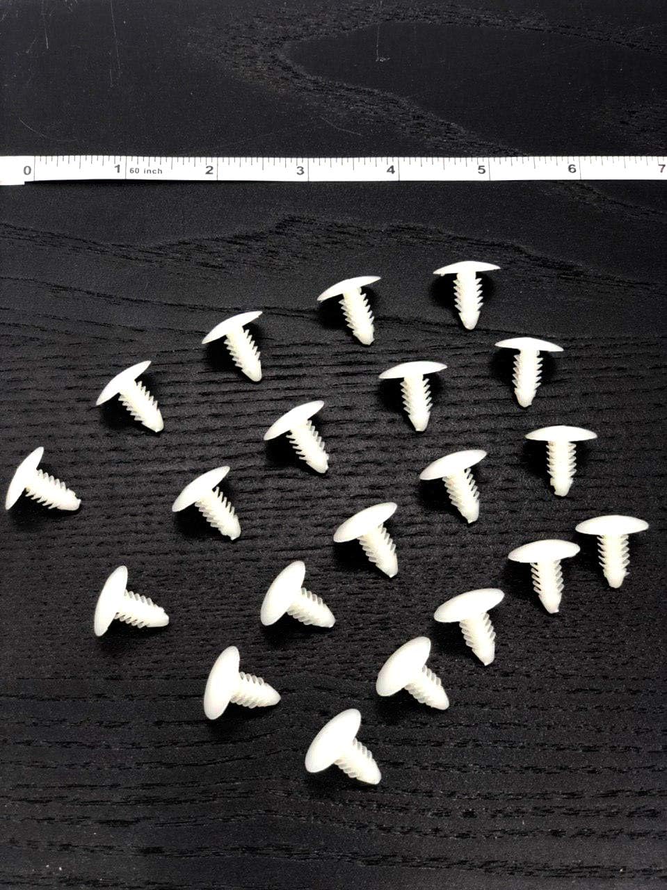 KOMORAX 50 remaches medianos de varios calibres de 316 pulgadas o 732 pulgadas con agujeros para correas de patio, correas para silla de césped