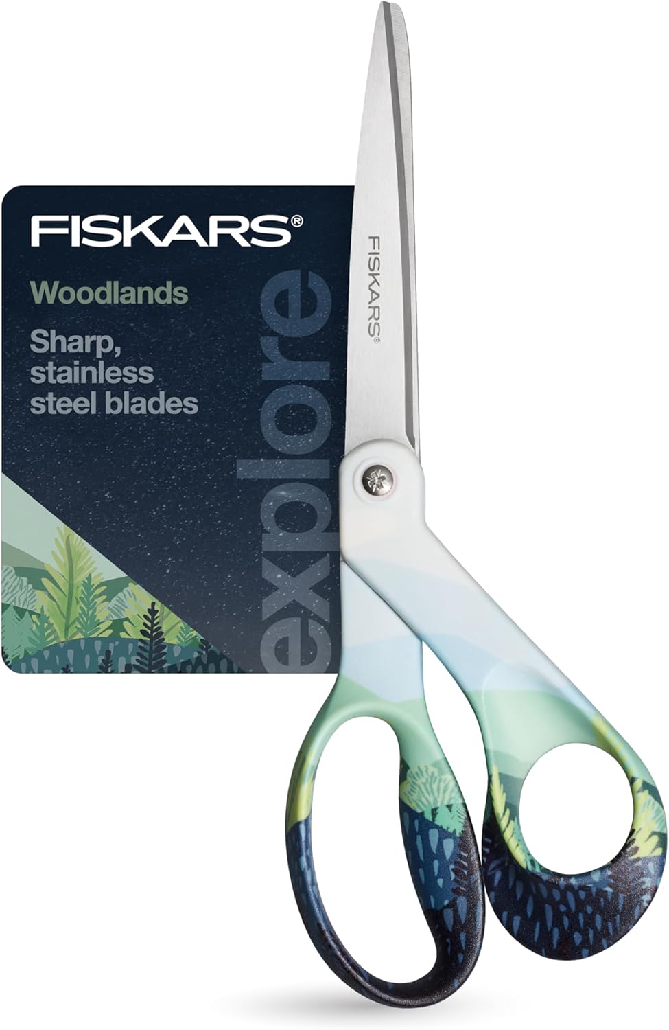 Fiskars Explore Colección Tijeras, Bosques (8 pulgadas)