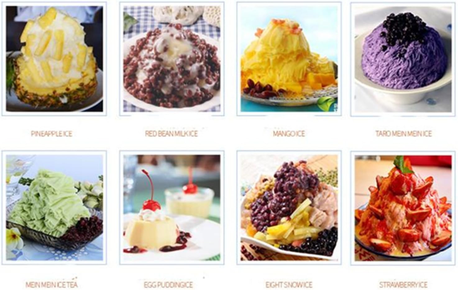 CGOLDENWALL Comercial eléctrico mini máquina de arena de hielo comercialuso doméstico DIY máquina de helado de frutas fabricante de helados