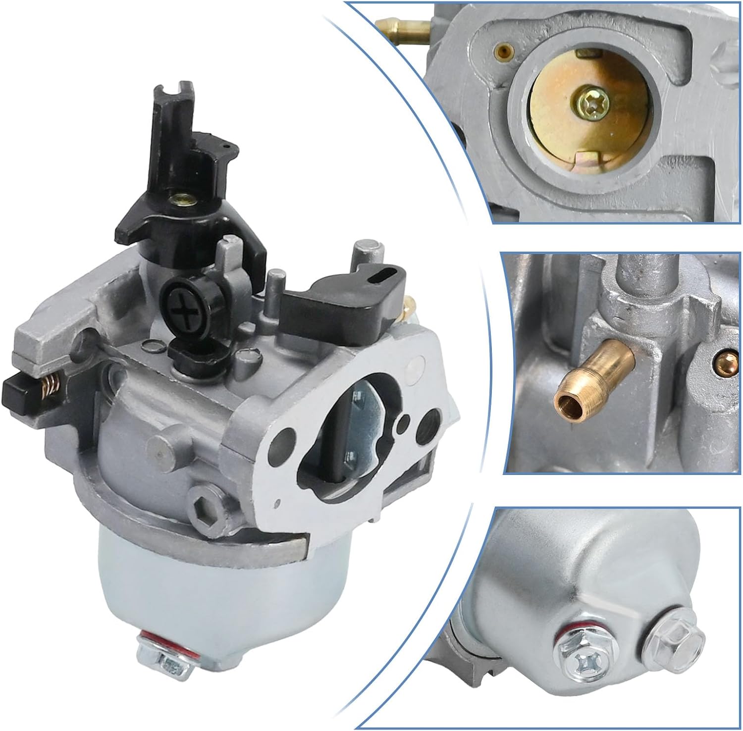 Repuesto de carburador 127-0076 para modelos Toro Power Clear 621 721, kit de reparación de carbohidratos 127-0078 repuesto para Toro 38741 38742