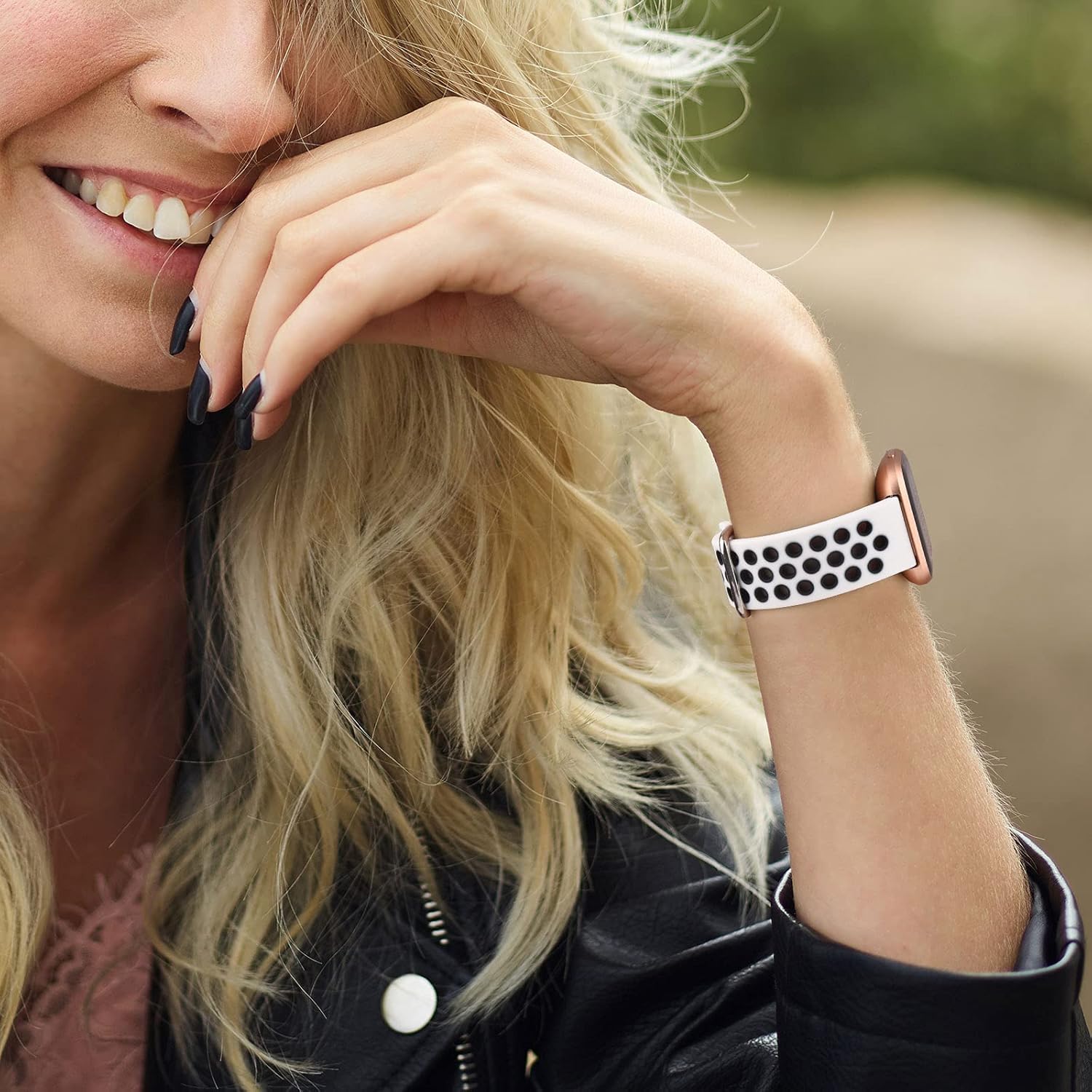 Vancle Correas de silicona compatibles con correas de reloj Fitbit Versa 2 para mujeres y hombres, correas de repuesto deportivas suaves y