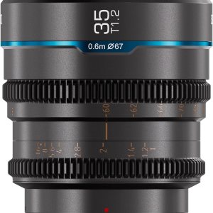SIRUI Night Walker – Lente Cine T1.2 de 1.378 in, lente de enfoque manual de gran apertura (MS35X-G, montaje X, gris metálico) SIRUI Night Walker – Lente Cine T1.2 de 1.378 in, lente de enfoque manual de gran apertura (MS35X-G, montaje X, gris metálico)