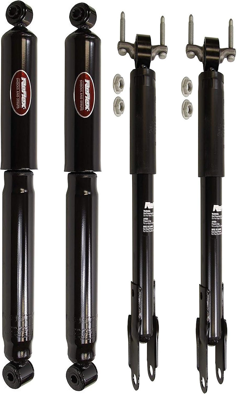 Kit de amortiguadores delanteros y traseros Monroe Reflex para Silverado Sierra 2500 3500 HD