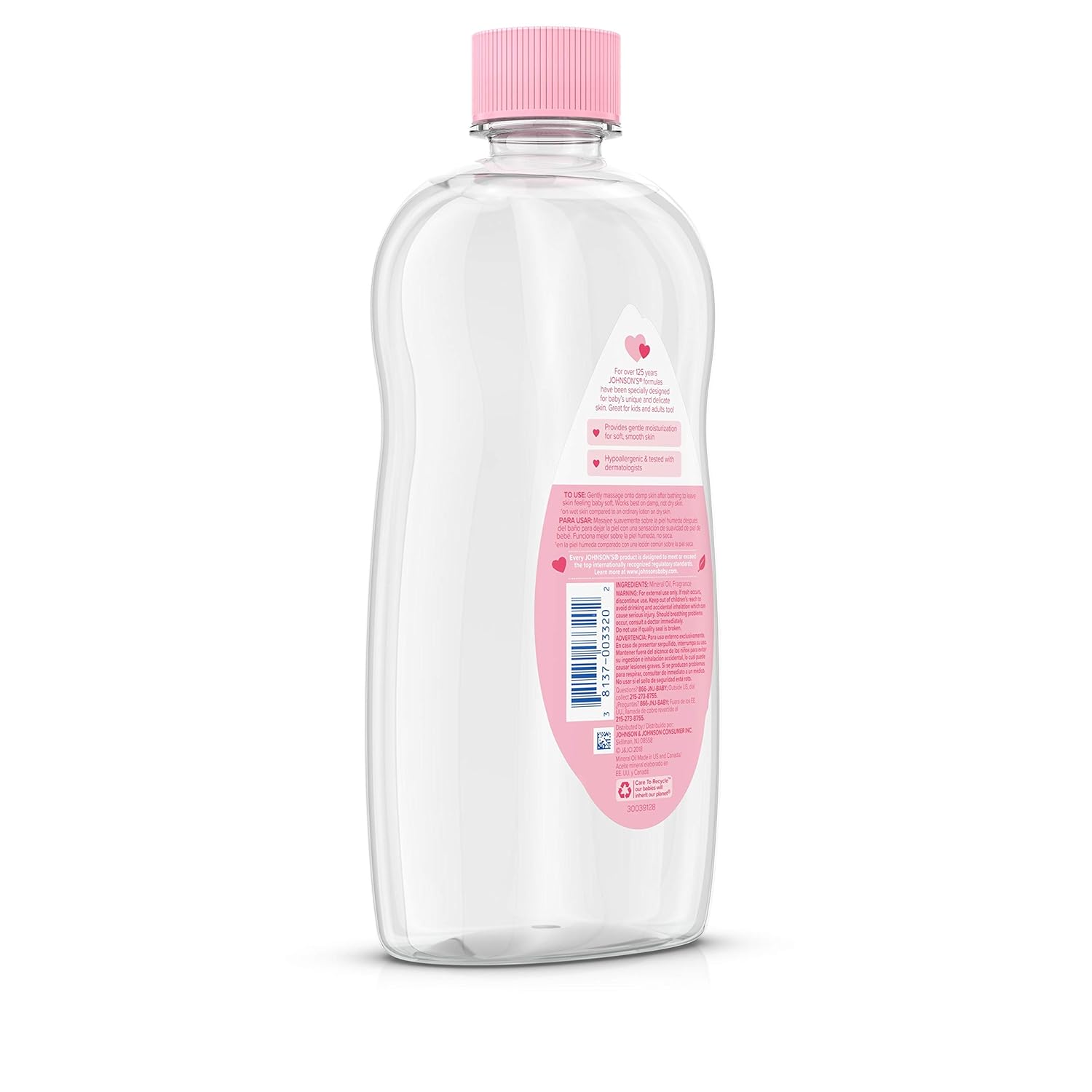Johnson & Johnson SLC (Cosmetics) Aceite para bebés, 20 onzas líquidas