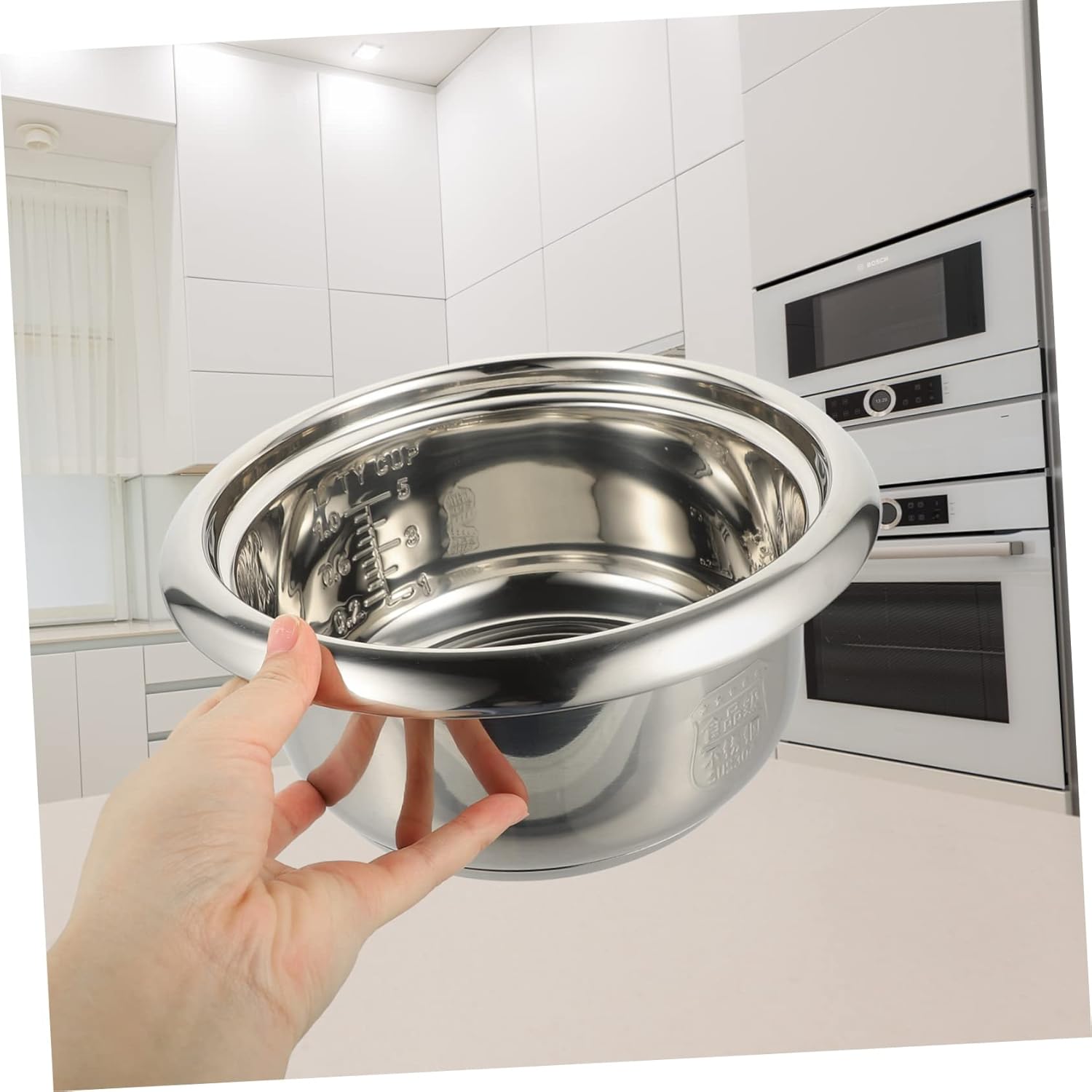 Revestimiento de olla de arroz Utensilios de cocina de acero inoxidable Accesorios japoneses Sartenes antiadherentes de acero inoxidable Olla de