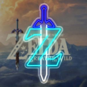 Zelda – Letrero de neón para jugadores, luz de neón icónica para decoración de sala de juegos, regalos de Zelda, espada Z, letrero LED, espada Zelda – Letrero de neón para jugadores, luz de neón icónica para decoración de sala de juegos, regalos de Zelda, espada Z, letrero LED, espada