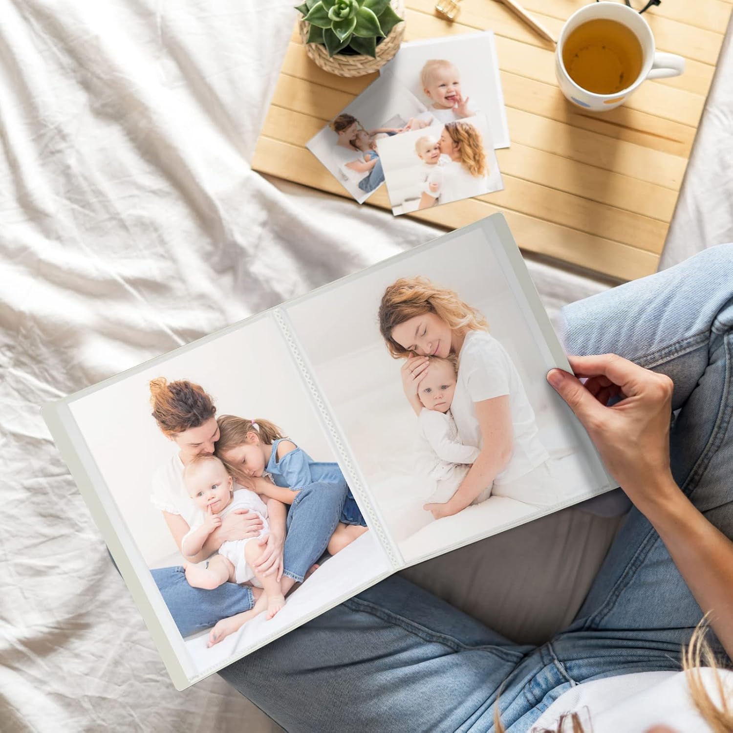 CRANBURY Carpeta portafolio para fotos de 8 x 10 pulgadas (negro), libro de presentación de arte de 8 x 10 con fundas de plástico transparente, 24 - Imagen 9