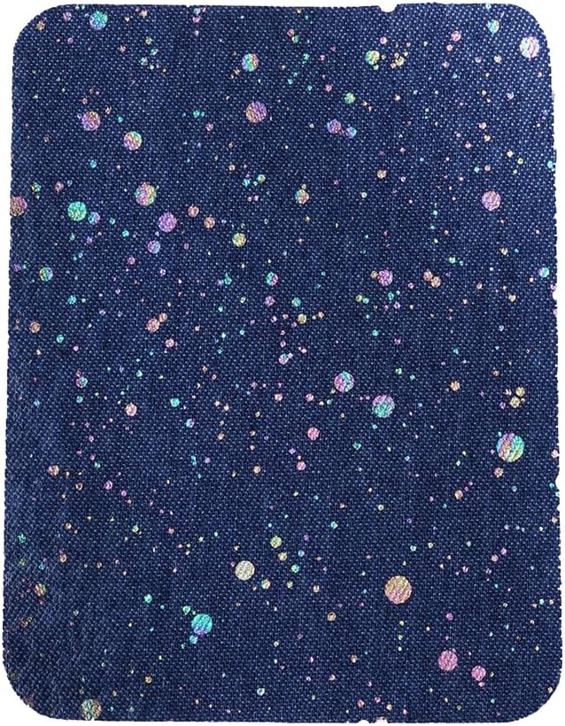 Parches de mezclilla para planchar, parches de jeans para jeans dentro y fuera de la ropa para reparación y decoración (10 hojas de colores