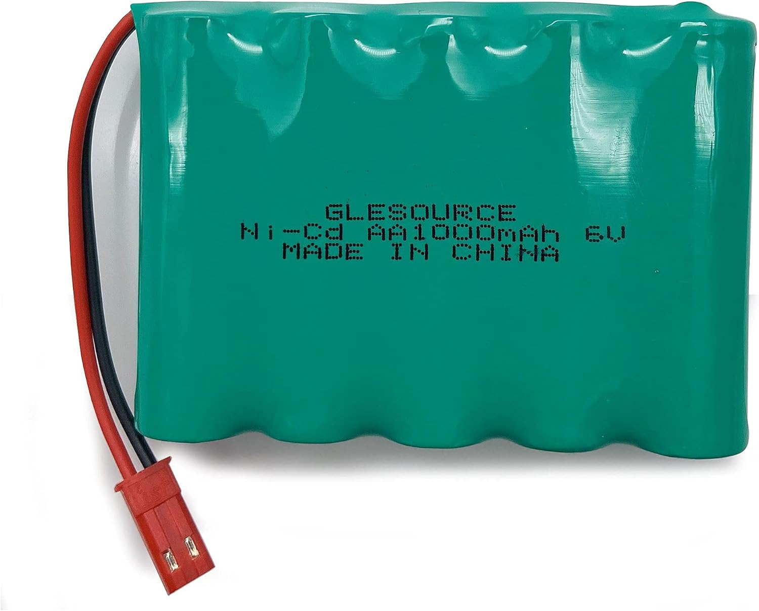 GLESOURCE Paquete de 2 baterías AA de 6 V 1000 mAh con enchufe JST y 2 cables de carga USB para la nueva excavadora Huina 540 Dump 520 RC y 510