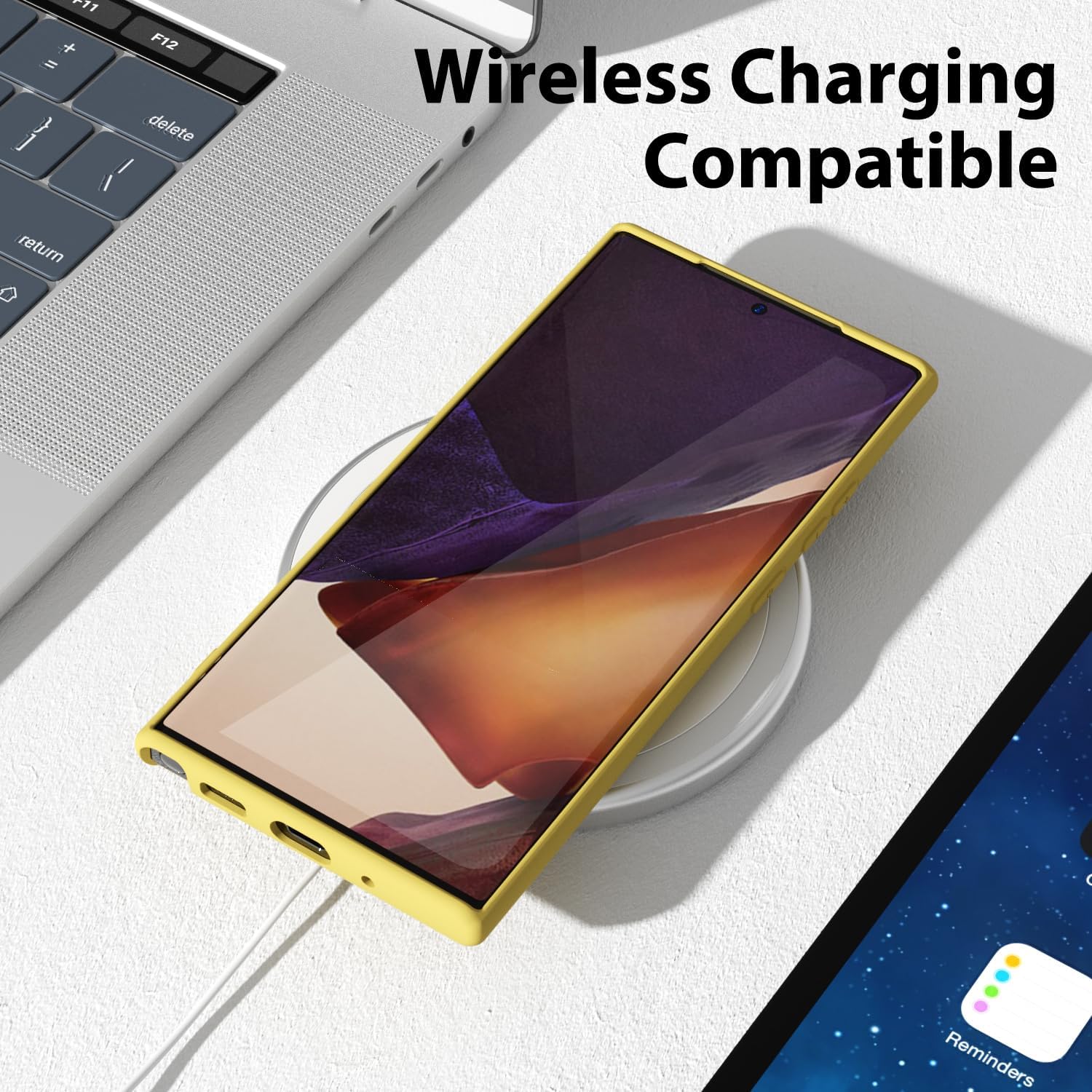oakxco Funda de silicona líquida para Samsung Galaxy Note 20 UltraNote 20 Ultra 5G, bonita funda delgada y delgada de goma suave TPU para mujeres y