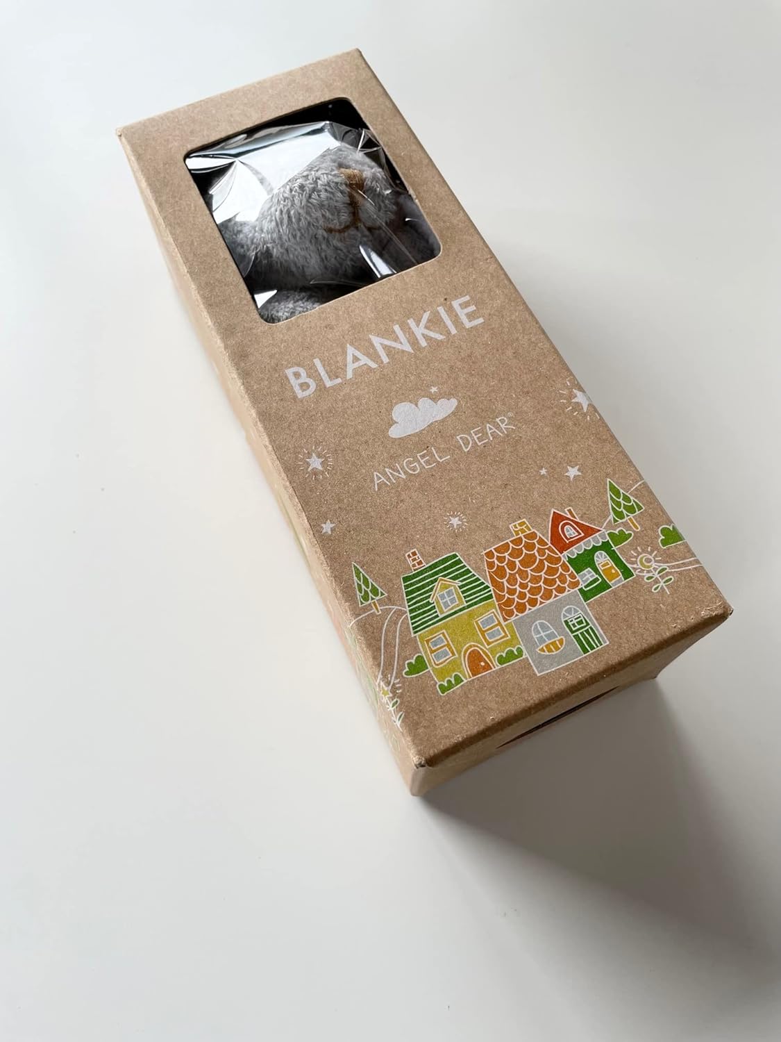 Angel Dear – Conejito gris, manta