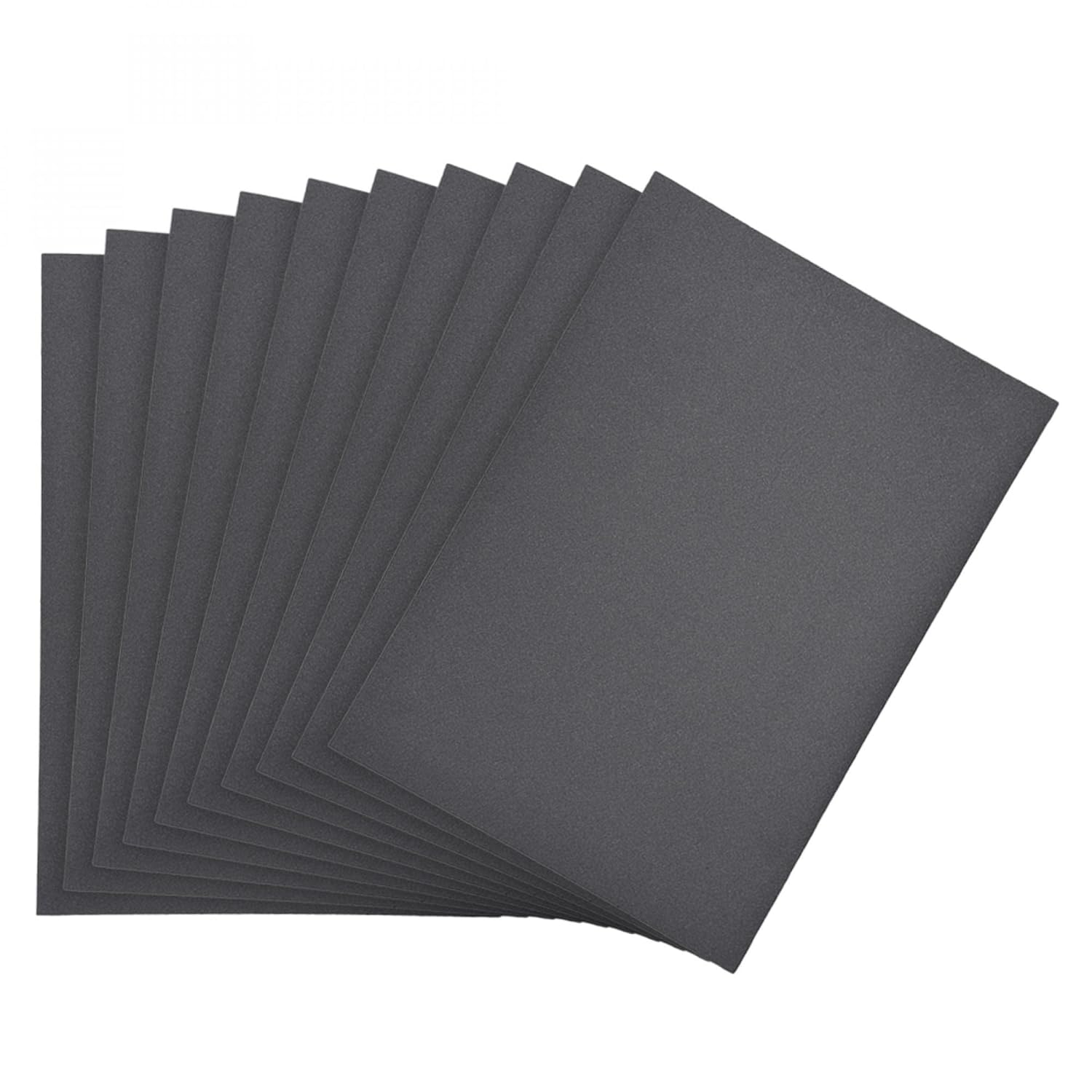 uxcell Hojas de lijado de 500 granos de 9 x 11 pulgadas, papel de lija de carburo de silicio seco húmedo para muebles de madera, pulido de metal, 10