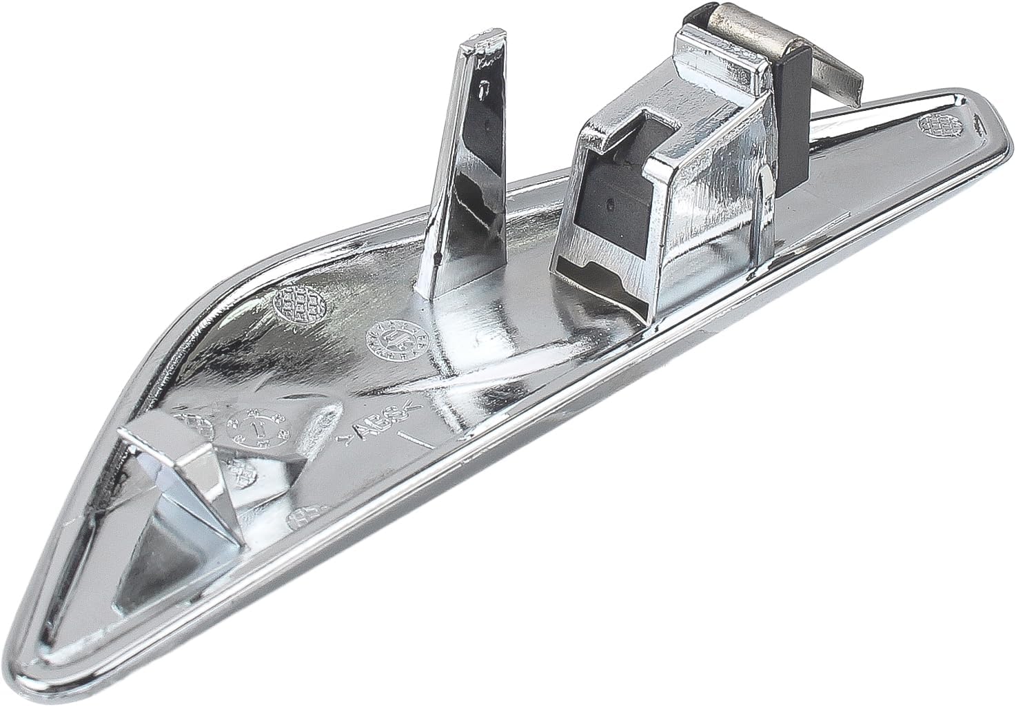 AUTOKAY Guardabarros delantero cromado para BMW F25 X4 F26 X3 2013-2017 sustituye a 51117338569 51117338570