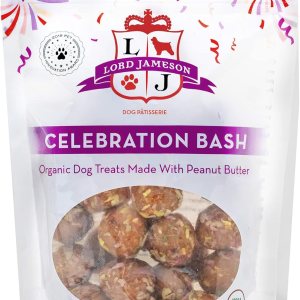 Celebration Bash – Golosinas orgánicas para perros, golosinas orgánicas para perros hechas con mantequilla de maní, un gran regalo para cualquier Celebration Bash – Golosinas orgánicas para perros, golosinas orgánicas para perros hechas con mantequilla de maní, un gran regalo para cualquier