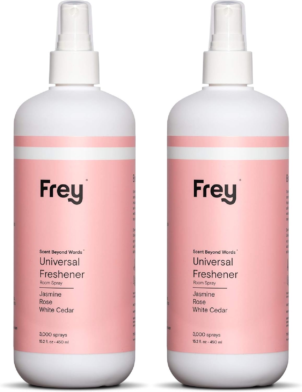 FREY Ambientador en aerosol natural universal  Aerosol desodorante para bañohogarhabitación y eliminador de olores  Fragancia de cedro blanco rosa