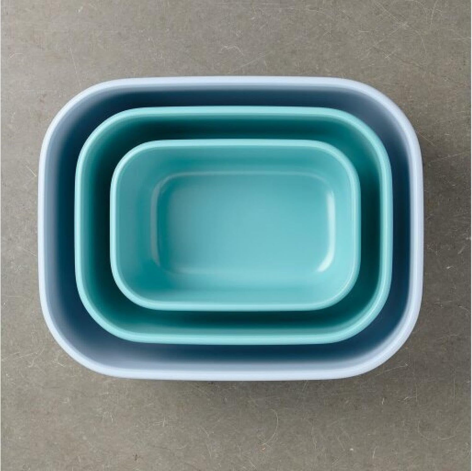 Mepal Multi Bowl Cirqula Rectangular – Recipiente de almacenamiento de alimentos con tapa – Adecuado como caja de almacenamiento hermética para el