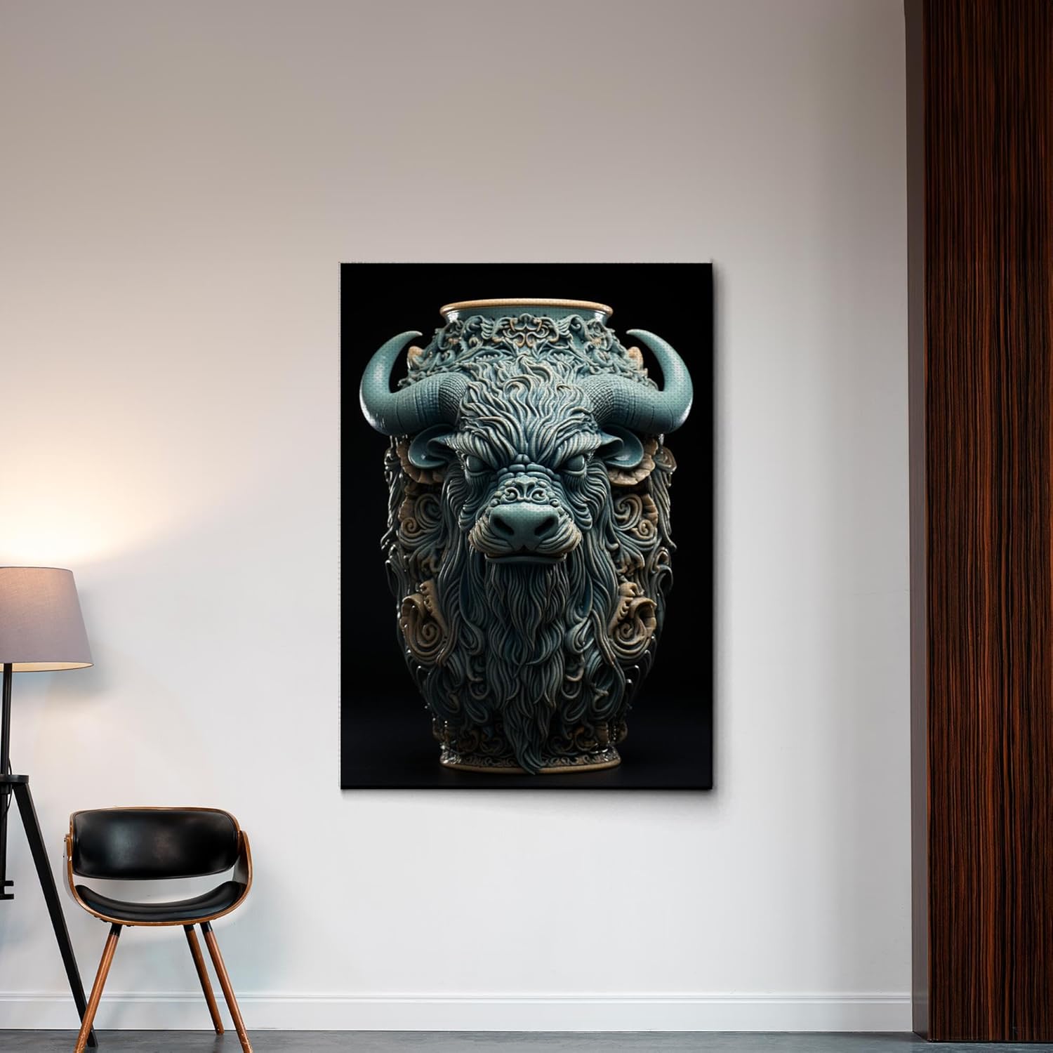printable wall art, aesthetic room decor, fireplace mantel art, nursery wall decor, yak printing art, yak