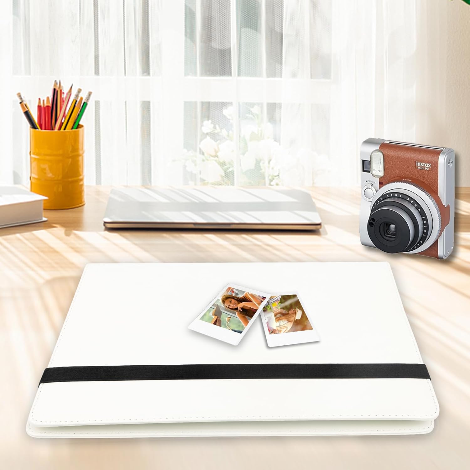 Álbum de fotos de 400 bolsillos para cámara Fujifilm Instax Mini, cámara Polaroid, álbum para cámara instantánea Fujifilm Instax Mini 12 90 70 9 8+