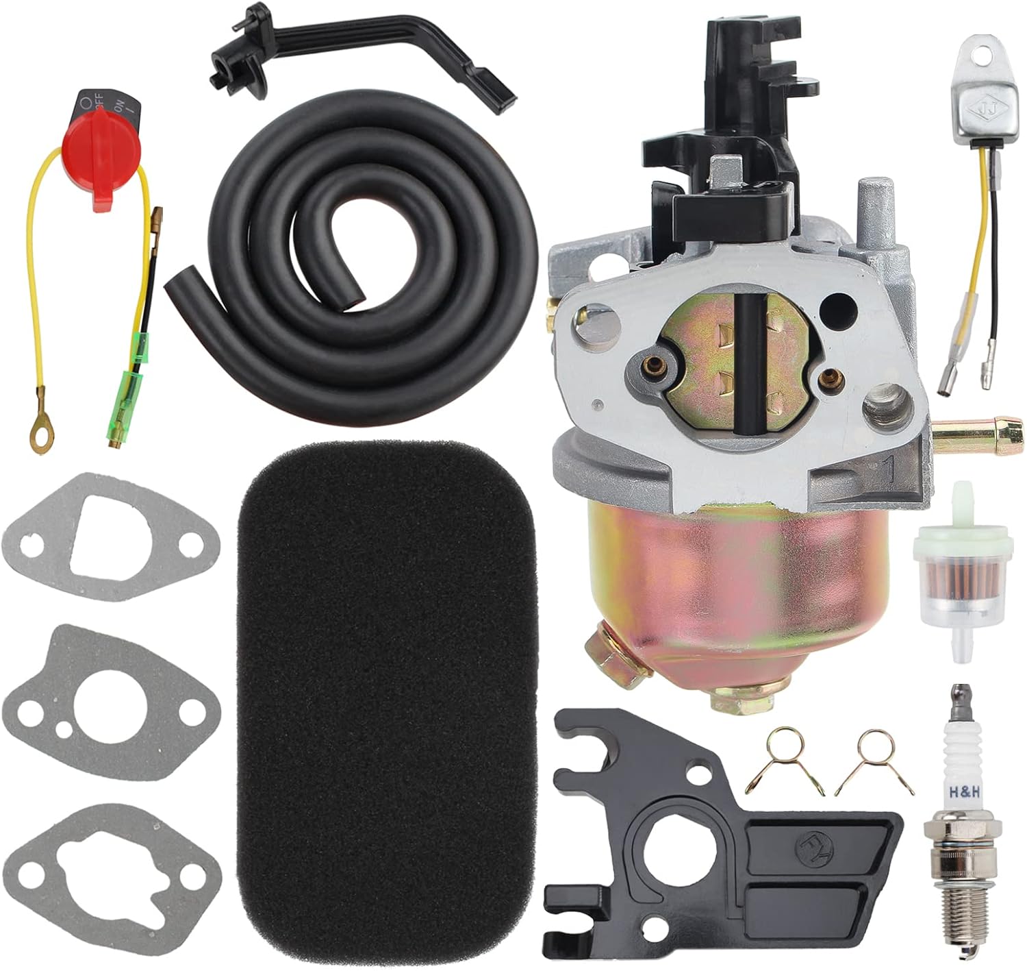 Carbhub Carburador para Cub Cadet MTD Troy-Bilt 951-05021 951-12124 951-12785 para Champion Power Equipment 6.5hp 3500 generador de 4000 vatios