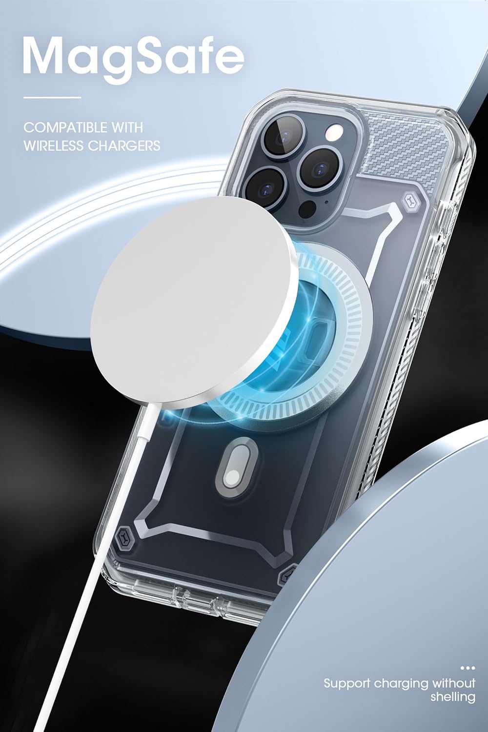 SUPCASE Unicorn Beetle Pro Mag – Funda para iPhone 15 Pro Max de 6.7 pulgadas, compatible con MagSafe de cuerpo completo, funda resistente con